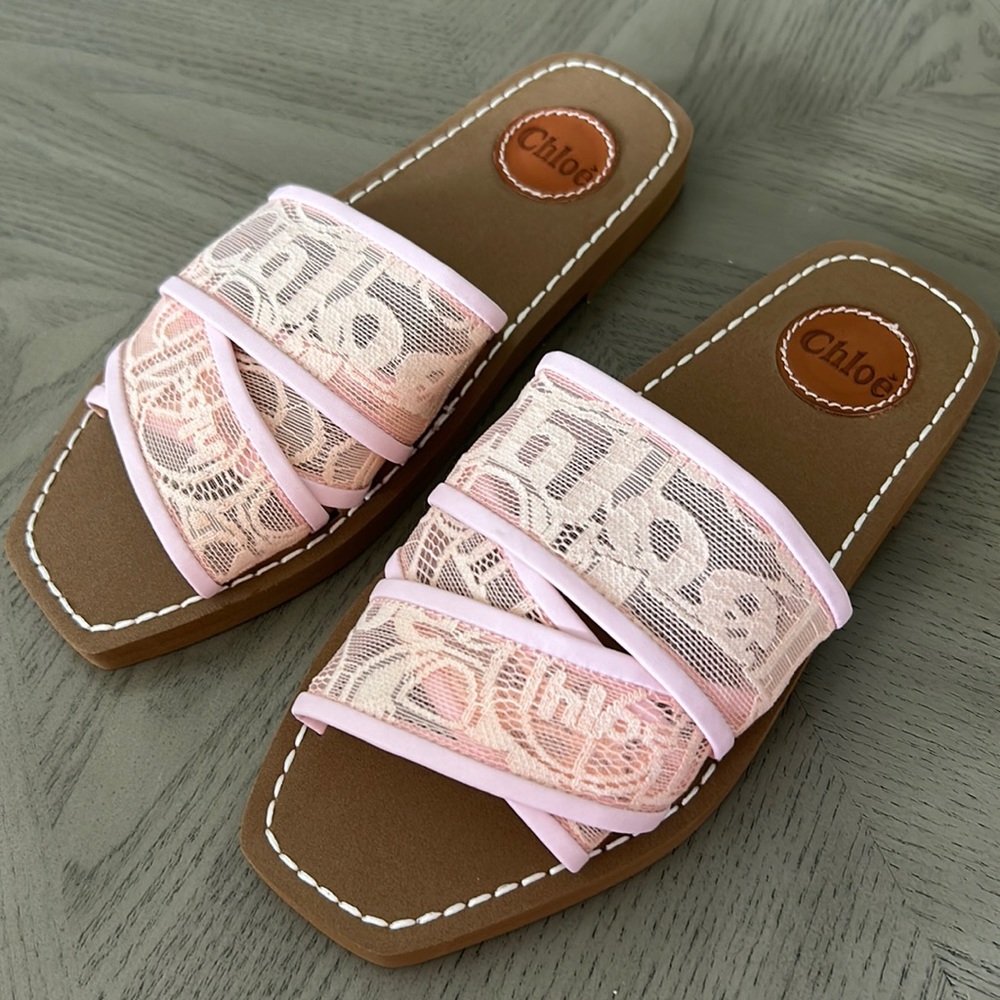 Pale Pink Designer like Sandals